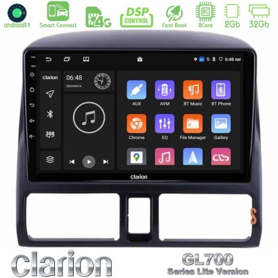 Clarion GL700 Lite Series 8Core Android11 2+32GB Honda CRV 2002-2006 Navigation Multimedia Tablet 9