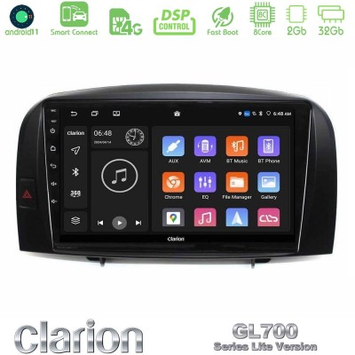 Clarion GL700 Lite Series 8Core Android11 2+32GB Hyundai Sonata 2005-2009 Navigation Multimedia Tablet 10