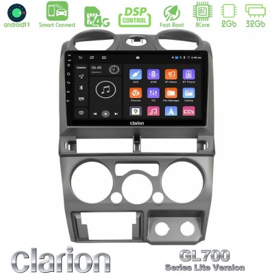 Clarion GL700 Lite Series 8Core Android11 2+32GB Isuzu D-Max 2007-2011 Navigation Multimedia Tablet 9