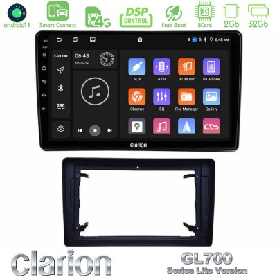 Clarion GL700 Lite Series 8Core Android11 2+32GB Chrysler / Dodge / Jeep Navigation Multimedia Tablet 10