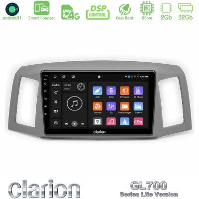 Clarion GL700 Lite Series 8Core Android11 2+32GB Jeep Grand Cherokee 2005-2007 Navigation Multimedia Tablet 10