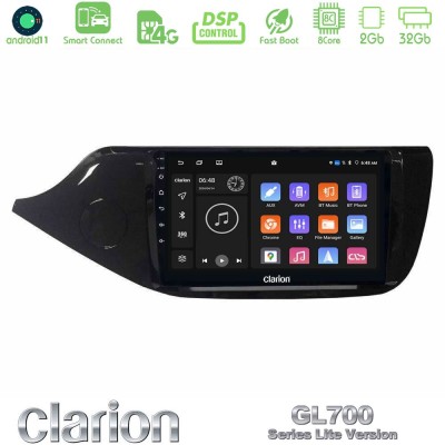 Clarion GL700 Lite Series 8Core Android11 2+32GB Kia Ceed 2013-2017 Navigation Multimedia Tablet 9