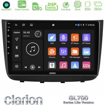 Clarion GL700 Lite Series Mercedes Vito/Viano 2003-2006 8Core Android11 2+32GB Navigation Multimedia Tablet 10