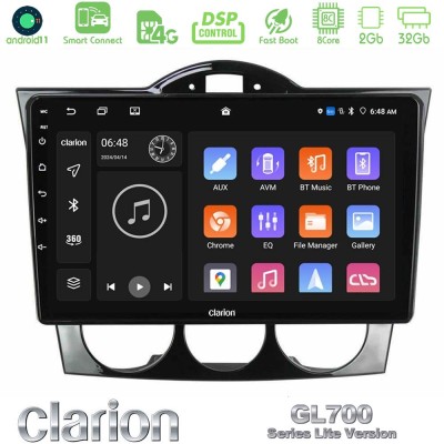 Clarion GL700 Lite Series 8Core Android11 2+32GB Mazda RX8 2003-2008 Navigation Multimedia Tablet 9