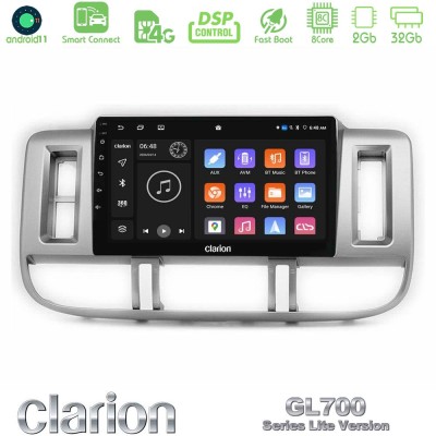 Clarion GL700 Lite Series 8Core Android11 2+32GB Nissan X-Trail (T30) 2000-2003 Navigation Multimedia Tablet 9