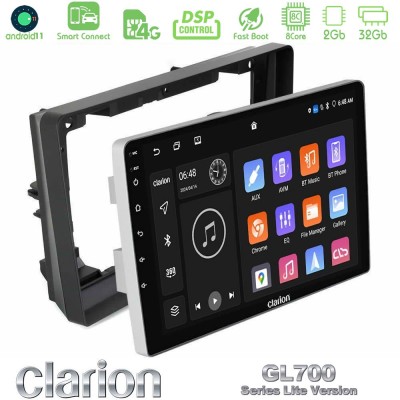 Clarion GL700 Lite Series 8Core Android11 2+32GB Peugeot 308 2013-2020 Navigation Multimedia Tablet 9