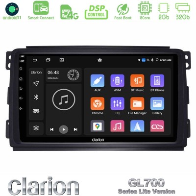 Clarion GL700 Lite Series 8Core Android11 2+32GB Smart 451 Navigation Multimedia Tablet 9