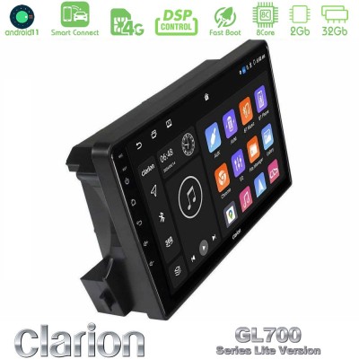 Clarion GL700 Lite Series 8Core Android11 2+32GB Ssangyong Actyon/Kyron 2005-2014 Navigation Multimedia Tablet 9