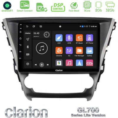 Clarion GL700 Lite Series 8Core Android11 2+32GB Toyota Avensis 2015-2018 Navigation Multimedia Tablet 9