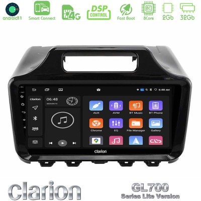 Clarion GL700 Lite Series Toyota iQ 2008 – 2015 8Core Android11 2+32GB Navigation Multimedia Tablet 9