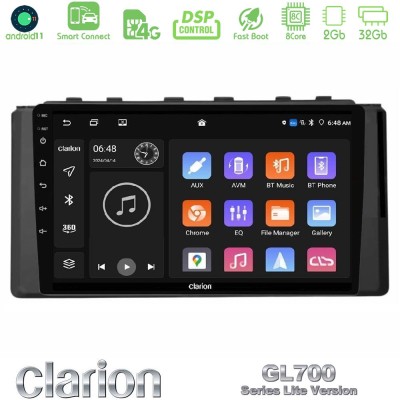 Clarion GL700 Lite Series 8Core Android11 2+32GB Subaru BRZ / Toyota GR86 2022-> Navigation Multimedia Tablet 9