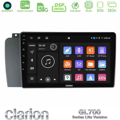 Clarion GL700 Lite Series 8Core Android11 2+32GB Volvo S60 2004-2009 Navigation Multimedia Tablet 9