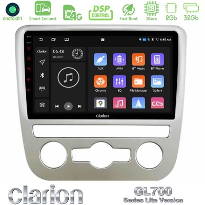 Clarion GL700 Lite Series 8Core Android11 2+32GB VW Scirocco 2008 – 2014 Navigation Multimedia Tablet 9