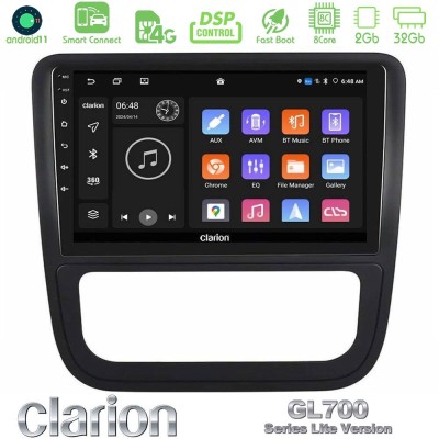 Clarion GL700 Lite Series 8Core Android11 2+32GB VW Scirocco 2008-2014 Navigation Multimedia Tablet 9