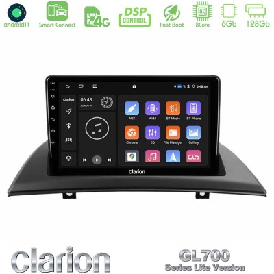 Clarion GL700 Lite Series 8Core Android11 6+128GB BMW E83 Navigation Multimedia Tablet 9