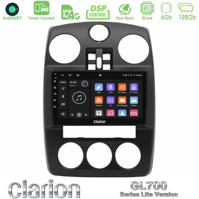 Clarion GL700 Lite Series Chrysler PT-Cruiser 2000-2005 8Core Android11 6+128GB Navigation Multimedia Tablet 9