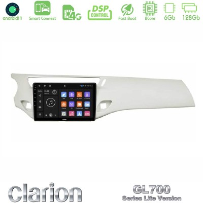 Clarion GL700 Lite Series 8Core Android11 6+128GB Citroen C3 2009-2016 Navigation Multimedia Tablet 9