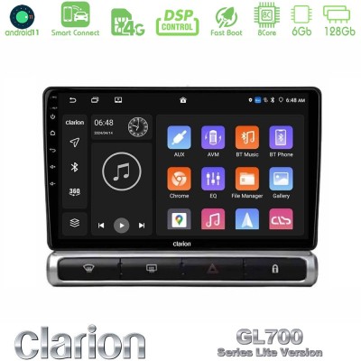 Clarion GL700 Lite Series 8Core Android11 6+128GB Citroen C3 2016-> Navigation Multimedia Tablet 9