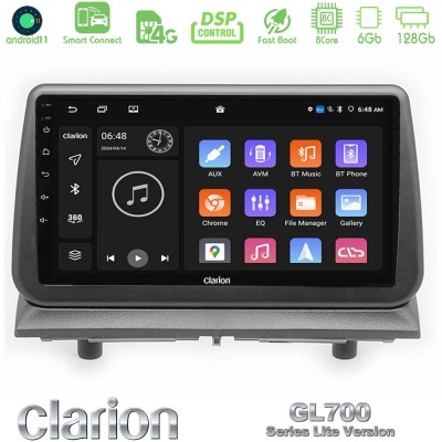 Clarion GL700 Lite Series Dodge Nitro 2007-2011 8Core Android11 6+128GB Navigation Multimedia Tablet 9