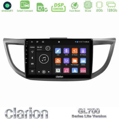 Clarion GL700 Lite Series 8Core Android11 6+128GB Honda CRV 2012-2017 Navigation Multimedia Tablet 9