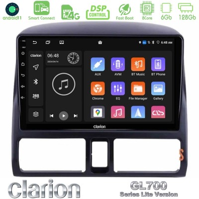 Clarion GL700 Lite Series 8Core Android11 6+128GB Honda CRV 2002-2006 Navigation Multimedia Tablet 9