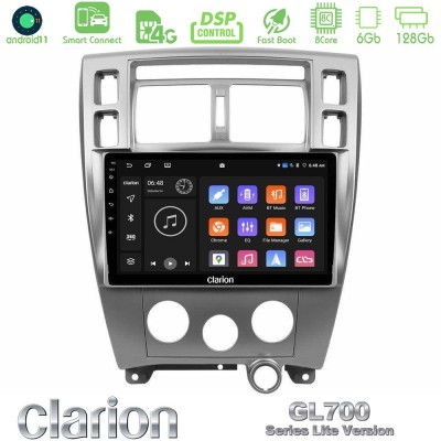 Clarion GL700 Lite Series 8Core Android11 6+128GB Hyundai Tucson Navigation Multimedia Tablet 10