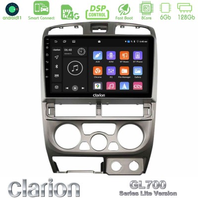 Clarion GL700 Lite Series 8Core Android11 6+128GB Isuzu D-Max 2004-2006 Navigation Multimedia Tablet 9