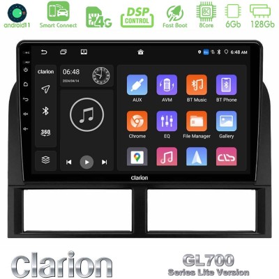 Clarion GL700 Lite Series 8Core Android11 6+128GB Jeep Grand Cherokee 1999-2004 Navigation Multimedia Tablet 9