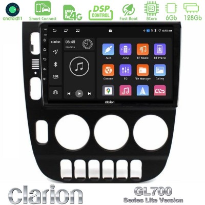 Clarion GL700 Lite Series 8Core Android11 6+128GB Mercedes ML Class (W163) 1998-2005 Navigation Multimedia Tablet 9
