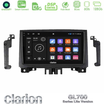 Clarion GL700 Lite Series Mercedes Sprinter/VW Crafter 2006-2018 8Core Android11 6+128GB Navigation Multimedia Tablet 9