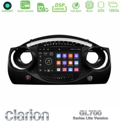 Clarion GL700 Lite Series 8Core Android11 6+128GB Mini Cooper R50 Navigation Multimedia Tablet 9