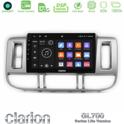 Clarion GL700 Lite Series 8Core Android11 6+128GB Nissan X-Trail (T30) 2000-2003 Navigation Multimedia Tablet 9