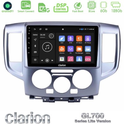 Clarion GL700 Lite Series 8Core Android11 6+128GB Nissan NV200 Navigation Multimedia Tablet 9