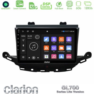 Clarion GL700 Lite Series 8Core Android11 6+128GB Opel Astra K 2015-2019 Navigation Multimedia Tablet 9