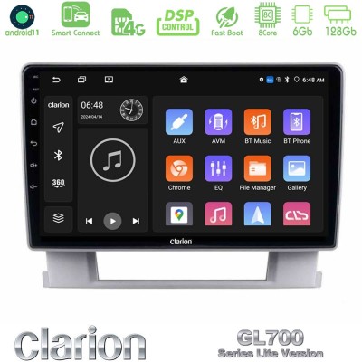 Clarion GL700 Lite Series 8Core Android11 6+128GB Opel Astra J 2010-2014 Navigation Multimedia Tablet 9