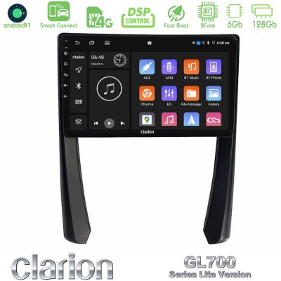 Clarion GL700 Lite Series 8Core Android11 6+128GB Porsche 911/Cayman/Boxster Navigation Multimedia Tablet 9