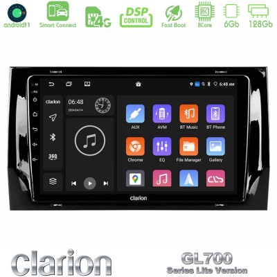 Clarion GL700 Lite Series 8Core Android11 6+128GB Skoda Kodiaq/Karoq 2017-> Navigation Multimedia Tablet 10