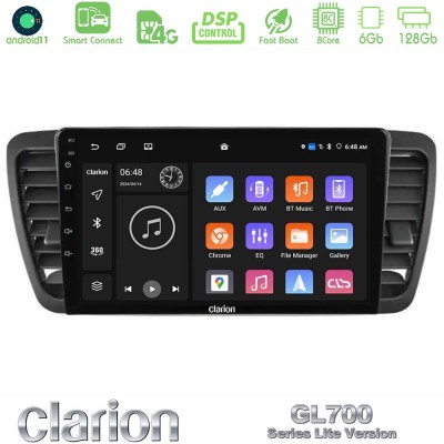 Clarion GL700 Lite Series 8Core Android11 6+128GB Subaru Legacy/Outback 2002-2008 Navigation Multimedia Tablet 9