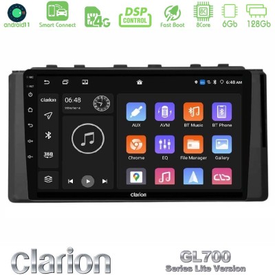 Clarion GL700 Lite Series 8Core Android11 6+128GB Subaru BRZ / Toyota GR86 2022-> Navigation Multimedia Tablet 9
