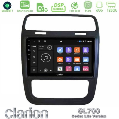 Clarion GL700 Lite Series 8Core Android11 6+128GB VW Scirocco 2014 – 2017 Navigation Multimedia Tablet 9