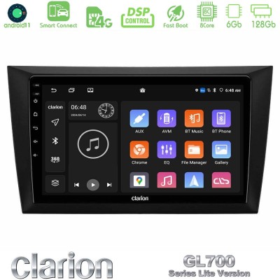 Clarion GL700 Lite Series 8Core Android11 6+128GB Vw Golf 6 Navigation Multimedia Tablet 9