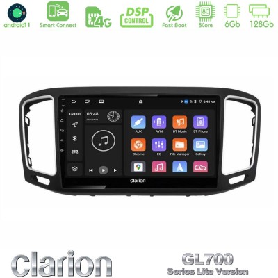 Clarion GL700 Lite Series 8Core Android11 6+128GB VW Sharan 2015-2023 Navigation Multimedia Tablet 9