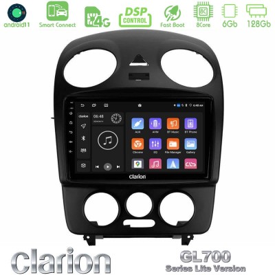 Clarion GL700 Lite Series 8Core Android11 6+128GB VW Beetle Navigation Multimedia Tablet 9