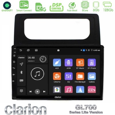 Clarion GL700 Lite Series 8Core Android11 6+128GB VW Caddy 2004-2014 Navigation Multimedia Tablet 10