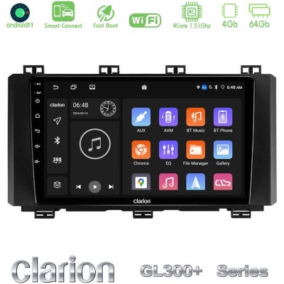 Clarion GL300+ Series 4Core Android11 4+64GB  Seat Ateca 2017-2021 Navigation Multimedia Tablet 9