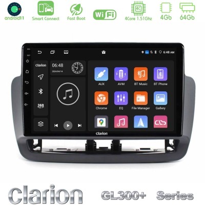 Clarion GL300+ Series 4Core Android11 4+64GB  Seat Ibiza 2012-2015 Navigation Multimedia Tablet 9