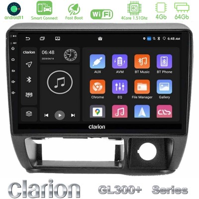 Clarion GL300+ Series 4Core Android11 4+64GB Suzuki Jimny 1998-2005 Navigation Multimedia Tablet 9
