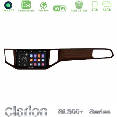 Clarion GL300+ Series 4Core Android11 4+64GB  VW Sportsvan 2014-2020 Navigation Multimedia Tablet 9