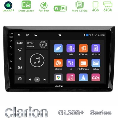 Clarion GL300+ Series 4Core Android11 4+64GB  VW Beetle Navigation Multimedia Tablet 9