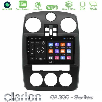 Clarion GL300 Series Chrysler PT-Cruiser 2000-2005 4Core Android11 2+32GB Navigation Multimedia Tablet 9